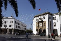 Image du Maroc Professionnelle de  Ancienne Grande Poste du Boulevard Mohammed V à Rabat, Jeudi 6 Octobre 2011. (Photo / Abdeljalil Bounhar)




 